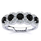 Amy Black Diamond Ring