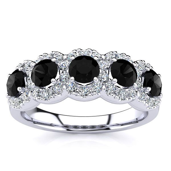Amy Black Diamond Ring