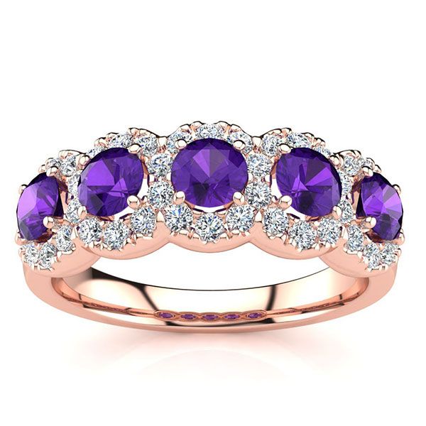 Amy Amethyst Ring