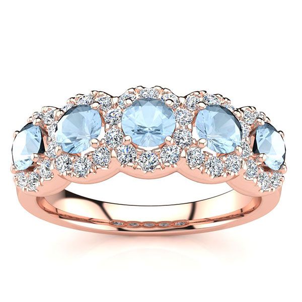 Amy Aqumarine Ring