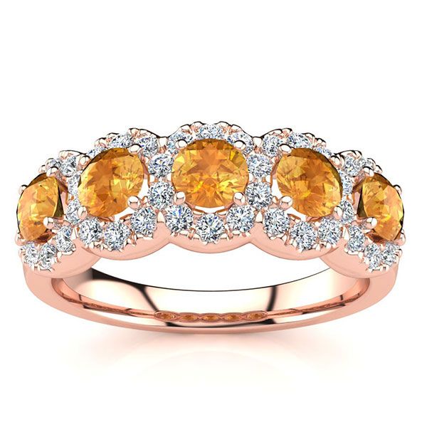 Amy Yellow Citrine Ring