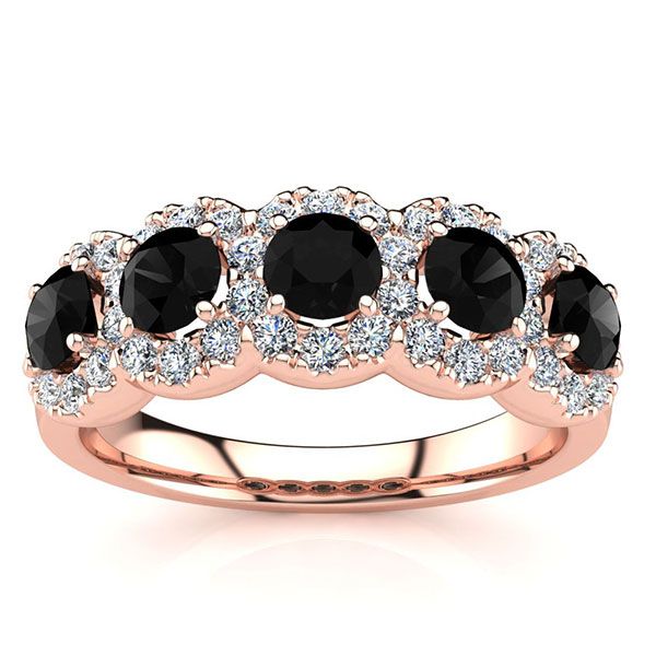 Amy Black Diamond Ring