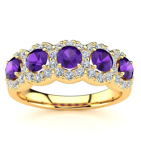 Amy Amethyst Ring
