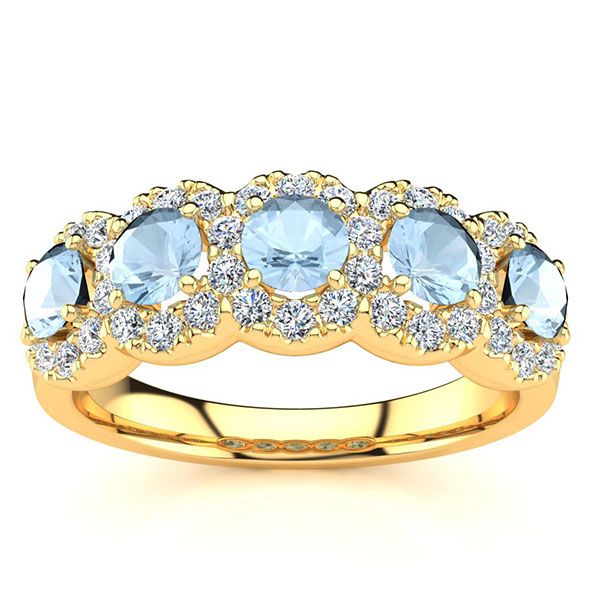 Amy Aqumarine Ring