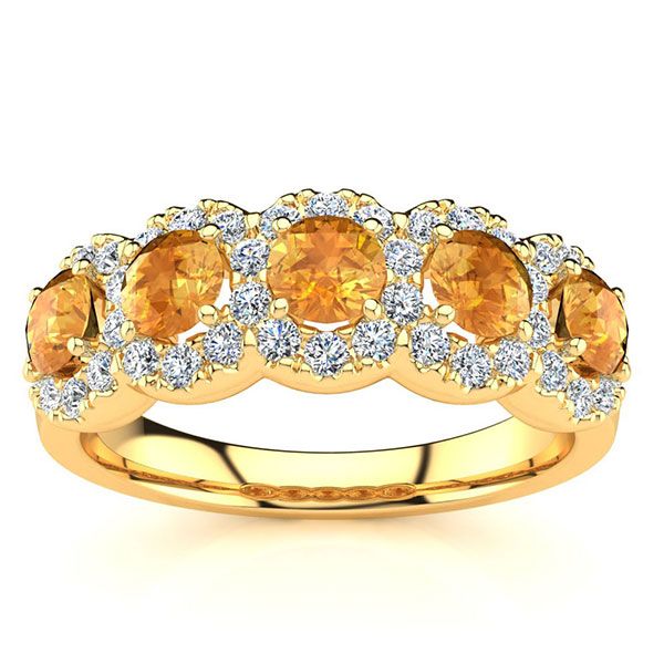 Amy Yellow Citrine Ring