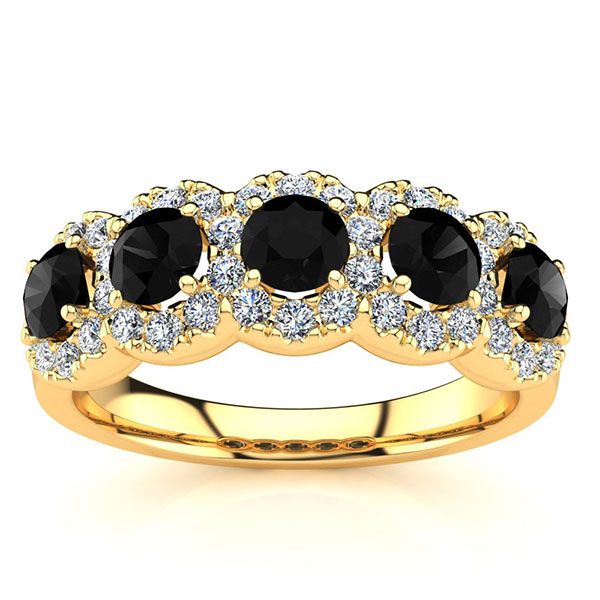 Amy Black Diamond Ring