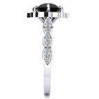 Permila Black Diamond Ring