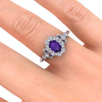 Stephanie Amethyst Ring
