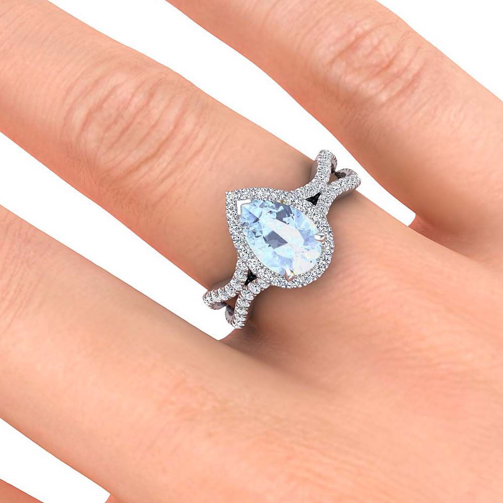 Jasmine Aquamarine Ring
