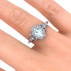 Stephanie Aquamarine Ring