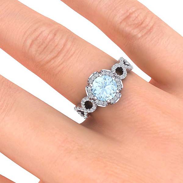 Katie Aquamarine Ring