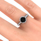 Sultana Black Diamond Ring