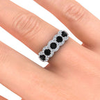 Amy Black Diamond Ring