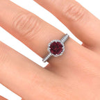 Sultana Garnet Ring
