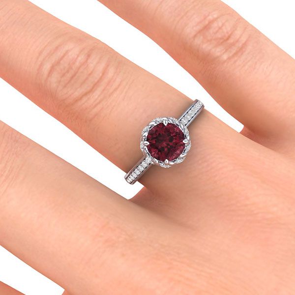 Sultana Garnet Ring