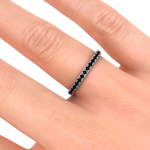 Sydney Black Diamond Eternity Ring