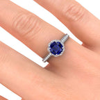 Sultana Blue Sapphire Ring