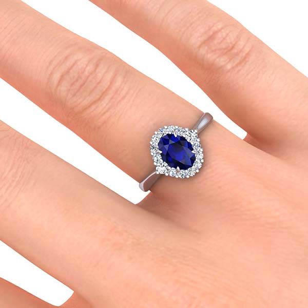 Debora Blue Sapphire Ring