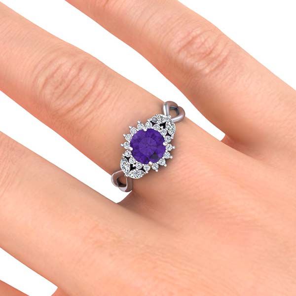 Cathy Amethyst Ring