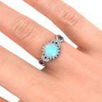 Cathy Aquamarine Ring