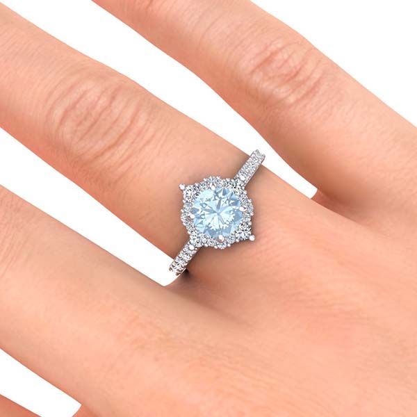Shannel Aquamarine Ring