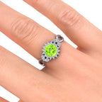 Cathy Peridot Ring