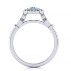 Stephanie Aquamarine Ring