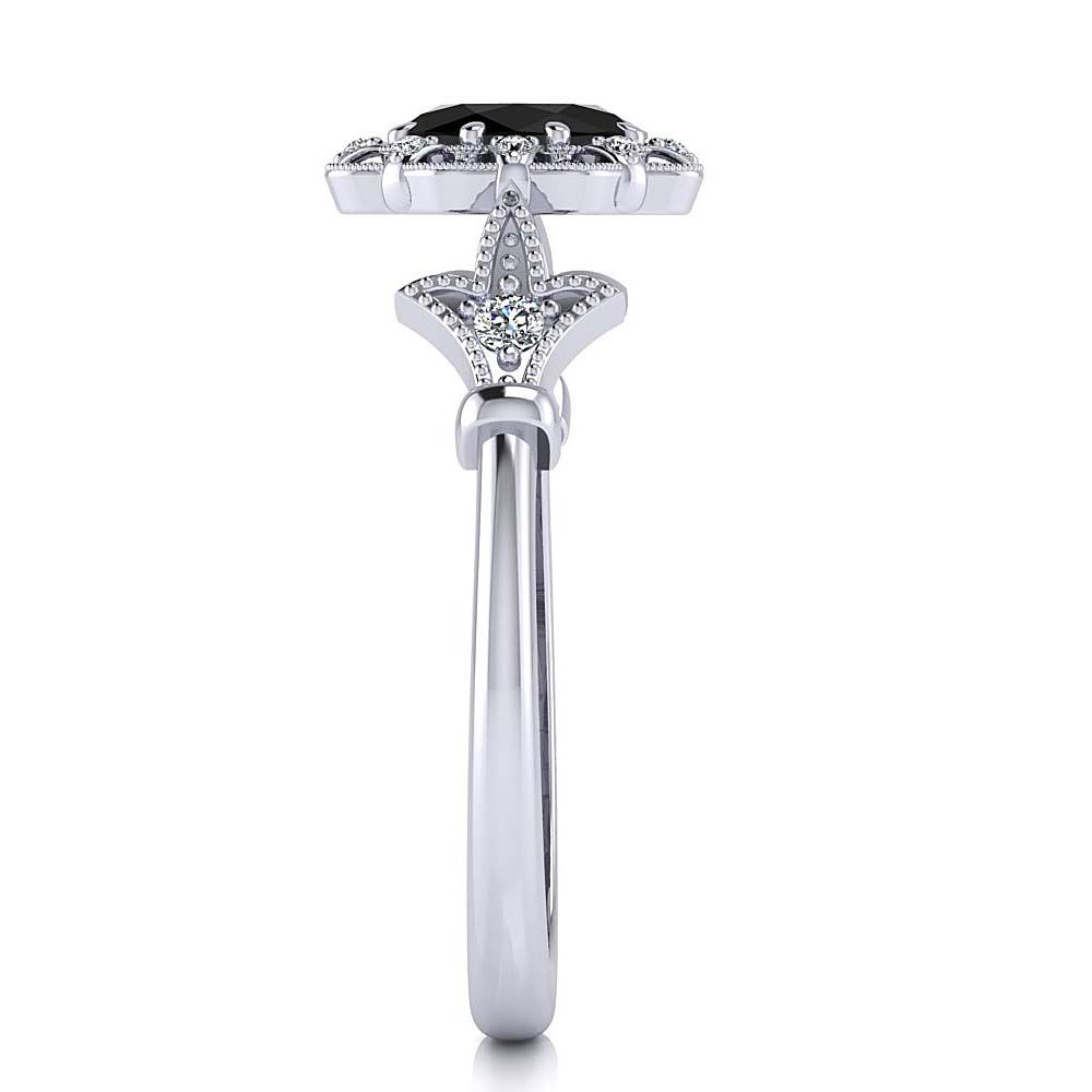 Stephanie Black Diamond Ring