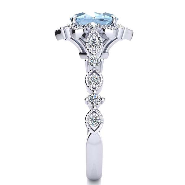 Brenda Aquamarine Ring