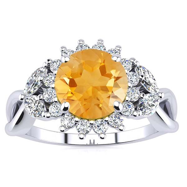 Cathy Citrine Ring