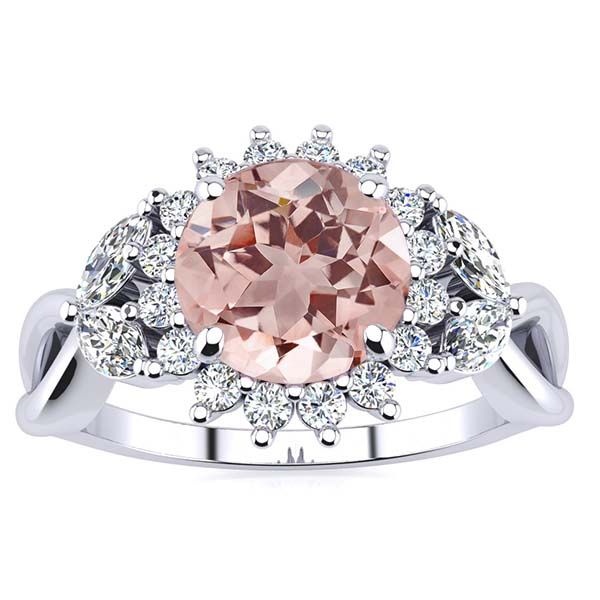Cathy Morganite Ring