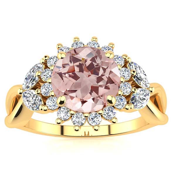 Cathy Morganite Ring