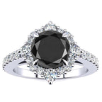 Shannel Black Diamond Ring