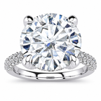 Sabina Lab Grown Diamond Ring — white gold — front view