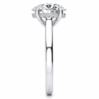 Sadie Lab Grown Diamond Ring — white gold — end view