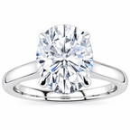 Sadie Lab Grown Diamond Ring — white gold — front view