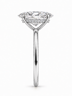Sammy Lab Grown Diamond Ring AS-R-1197 — white gold — end view