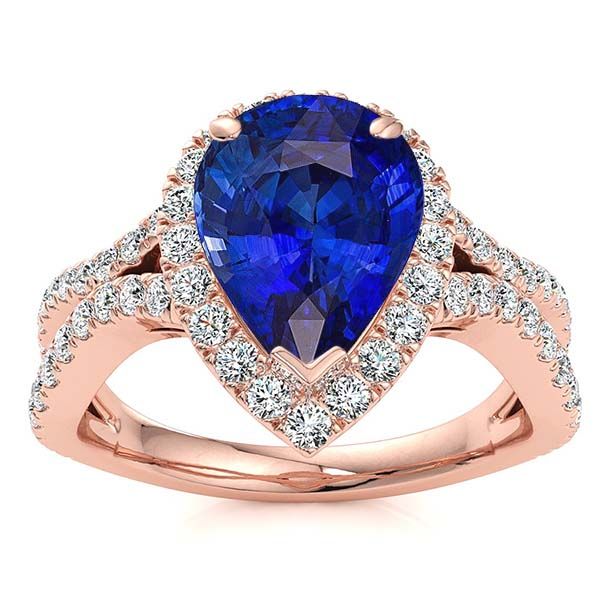 Jasmine Blue Sapphire Ring