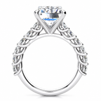 Savannah Lab Grown Diamond Ring — white gold — side view