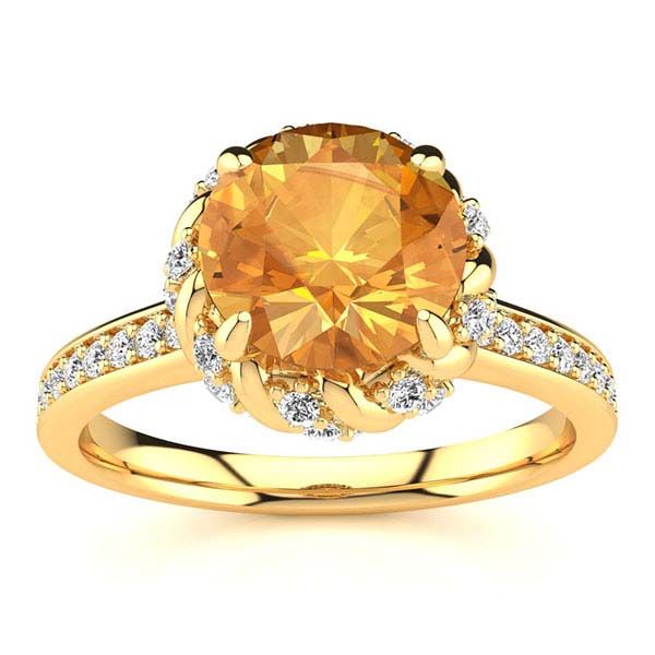 Sultana Citrine Ring