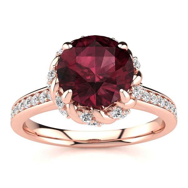 Sultana Garnet Ring