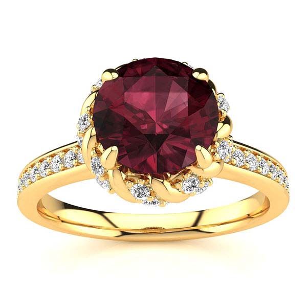 Sultana Garnet Ring