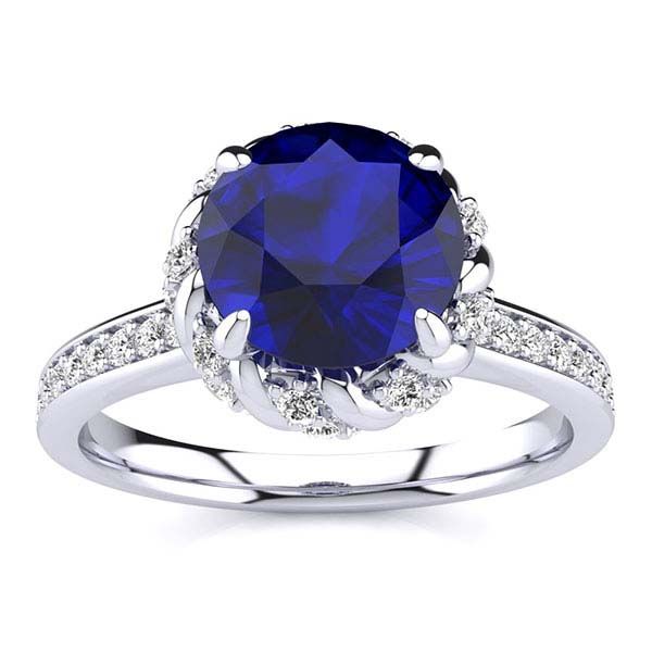 Sultana Blue Sapphire Ring