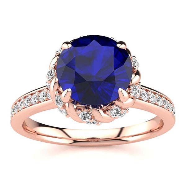 Sultana Blue Sapphire Ring