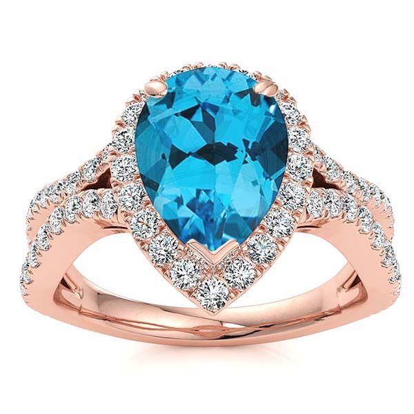 Jasmine Blue Topaz Ring