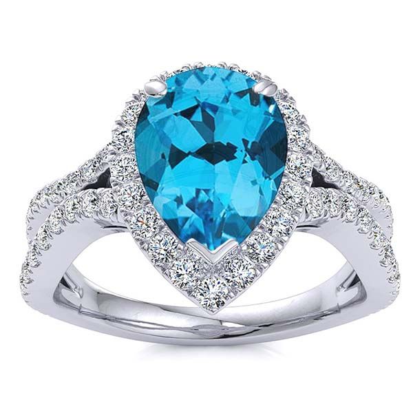 Jasmine Blue Topaz Ring