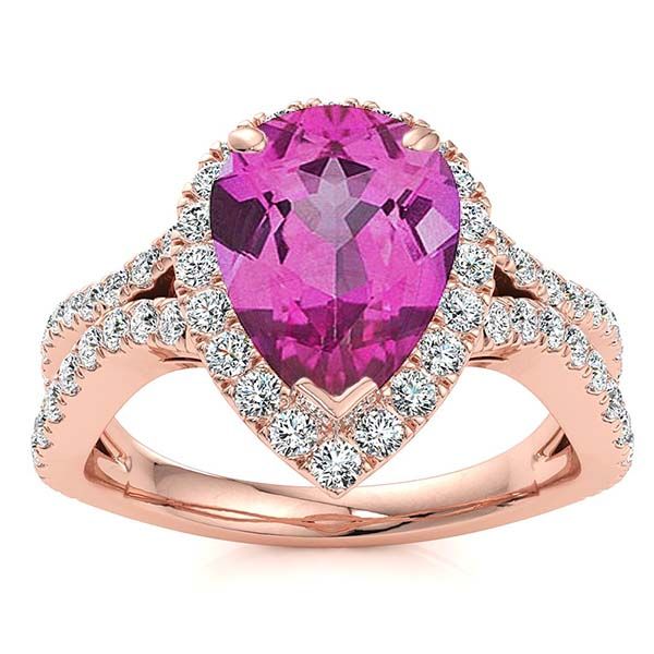 Jasmine Pink Tourmaline Ring