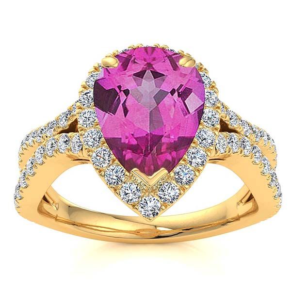Jasmine Pink Tourmaline Ring