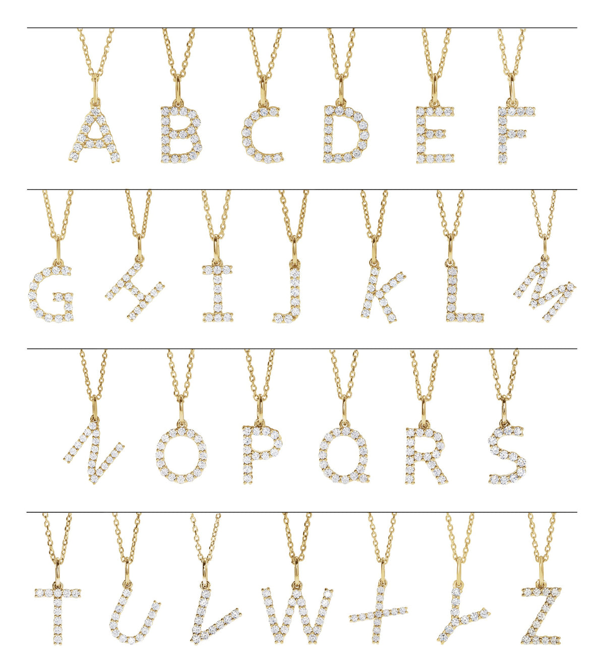 14K Yellow Gold adjustable cable necklace detail