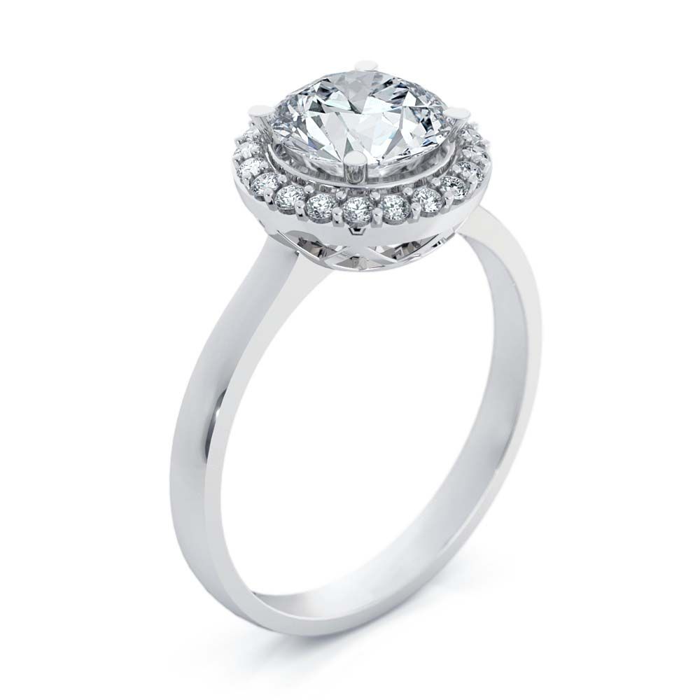 Abigail Moissanite Ring